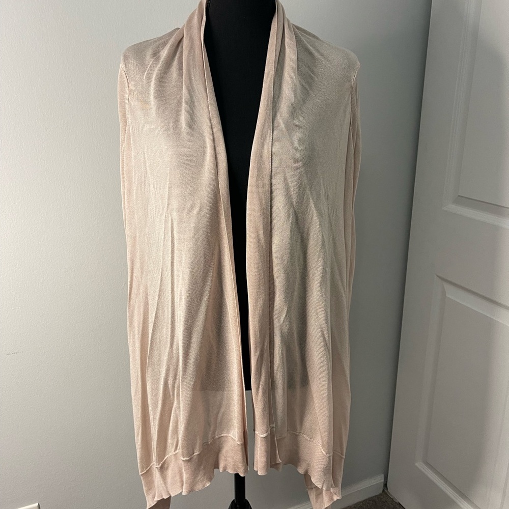 H&M l Silk Blend Open Front Cardigan l Size M/L l NWT l Poshmark